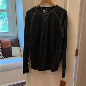 Route 66 Charcoal Long Sleeve Top